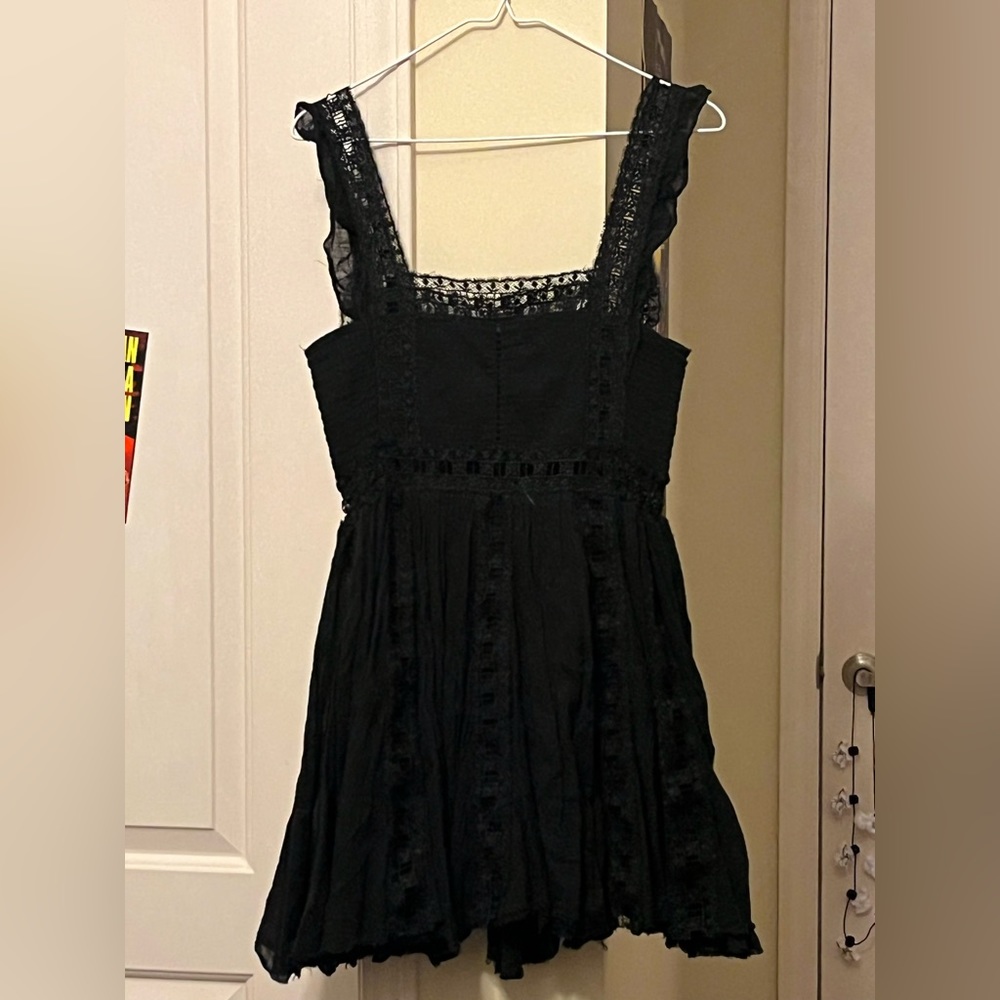 FP One Black Lace Mini Dress - Picture 3 of 3